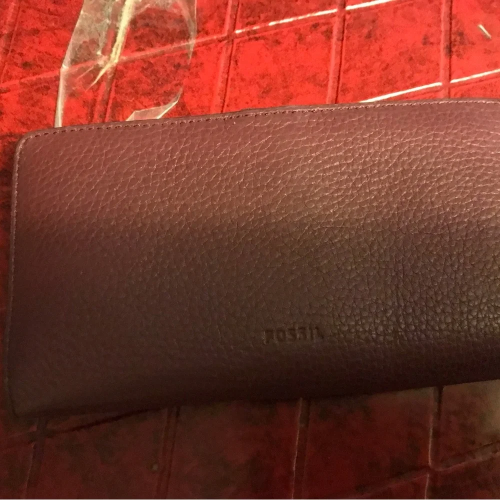 Fossil Colorful Geometric Patchwork Women's wallet